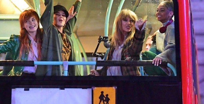 Taylor Swift - London - video clip shooting - Hit Channel