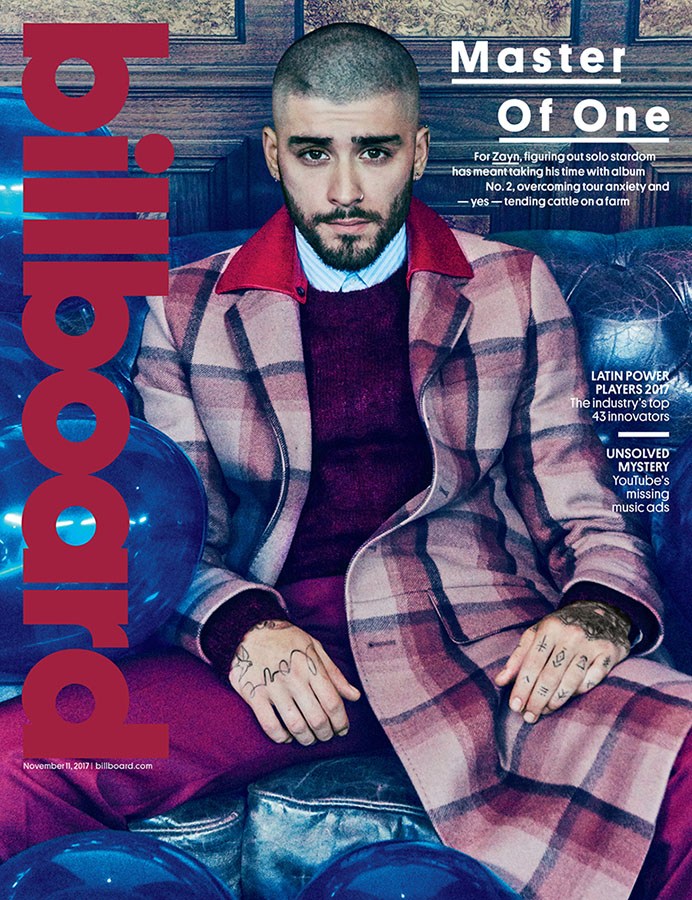 Zayn Malik - Billboard - Nov 2017 - Hit Channel
