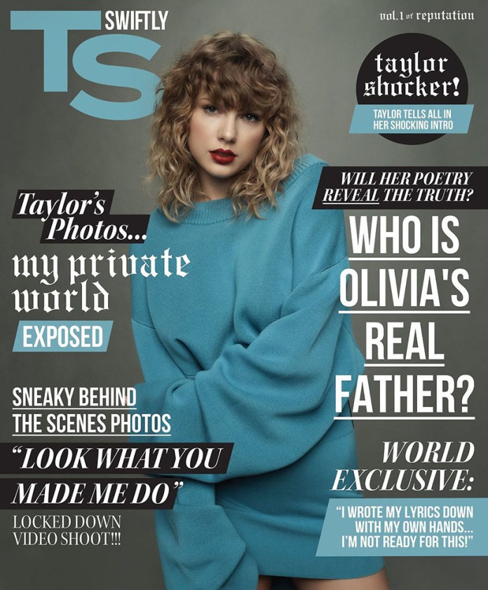 Taylor Swift - reputation - magazine back cover (1) - Hit Channel