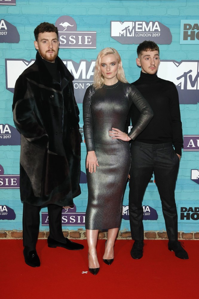 Clean Bandit - MTV EMA 2017 - Red Carpet Arrivals - Hit Channel