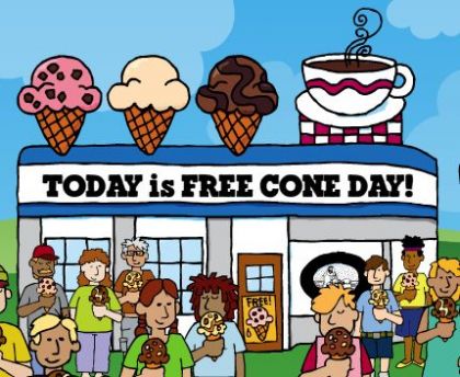 free cone day ben jerrys
