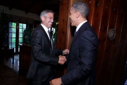 clooney obama