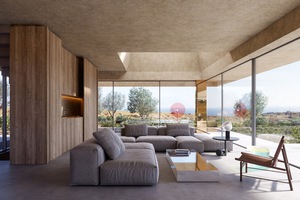 Kapsimalis Architects Carve Land from Santorini Vineyard to Create Floating House,© Antonis Tzortzis (studiotaf.gr)