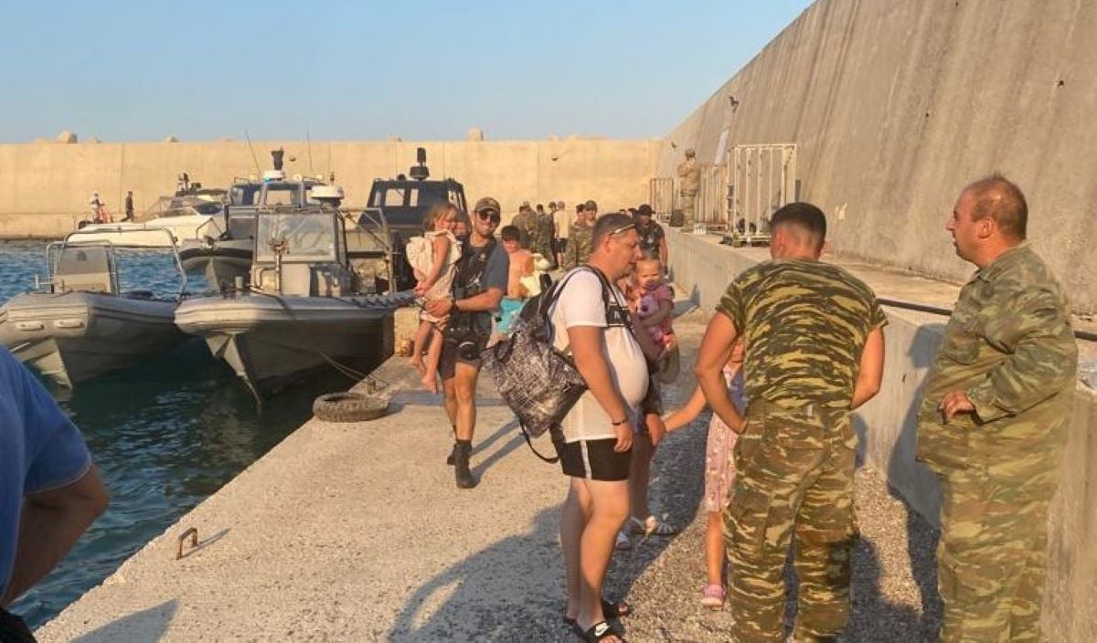 Ρόδος εκκένωση στρατός