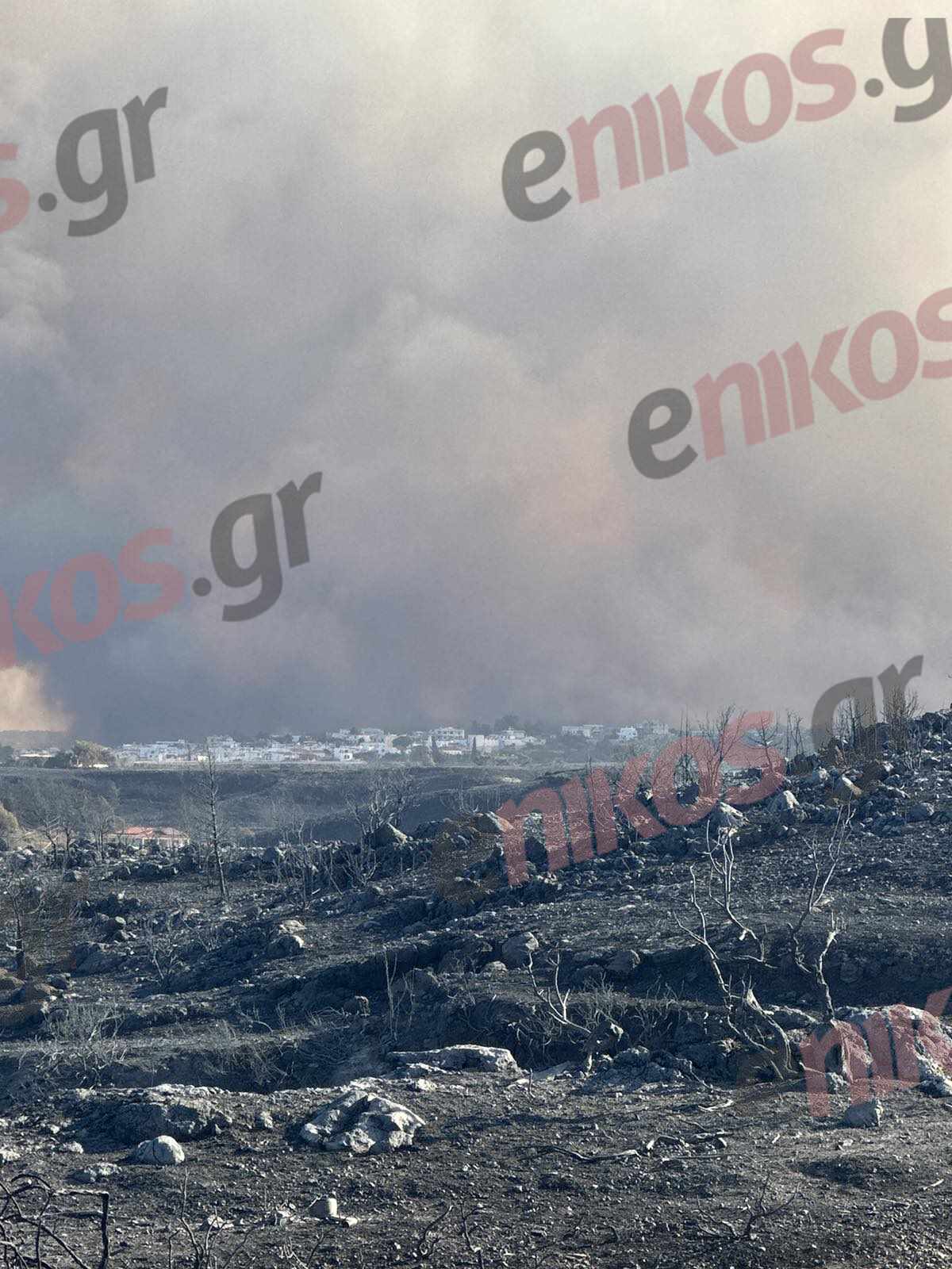 Γεννάδι Ρόδος φωτιά