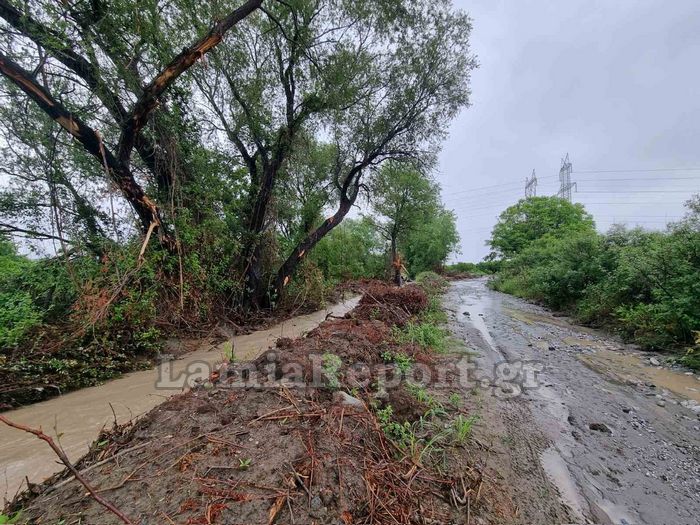 Λαμία Γοργοπόταμος κακοκαιρία