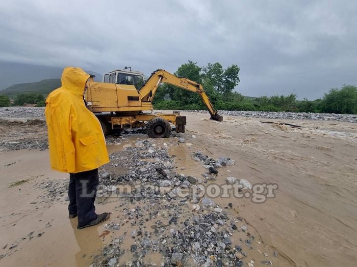 Λαμία Γοργοπόταμος κακοκαιρία