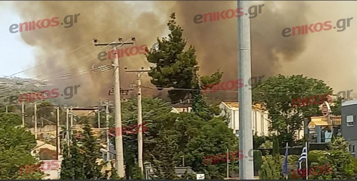 Φωτιά κοντά στο Κρυονέρι