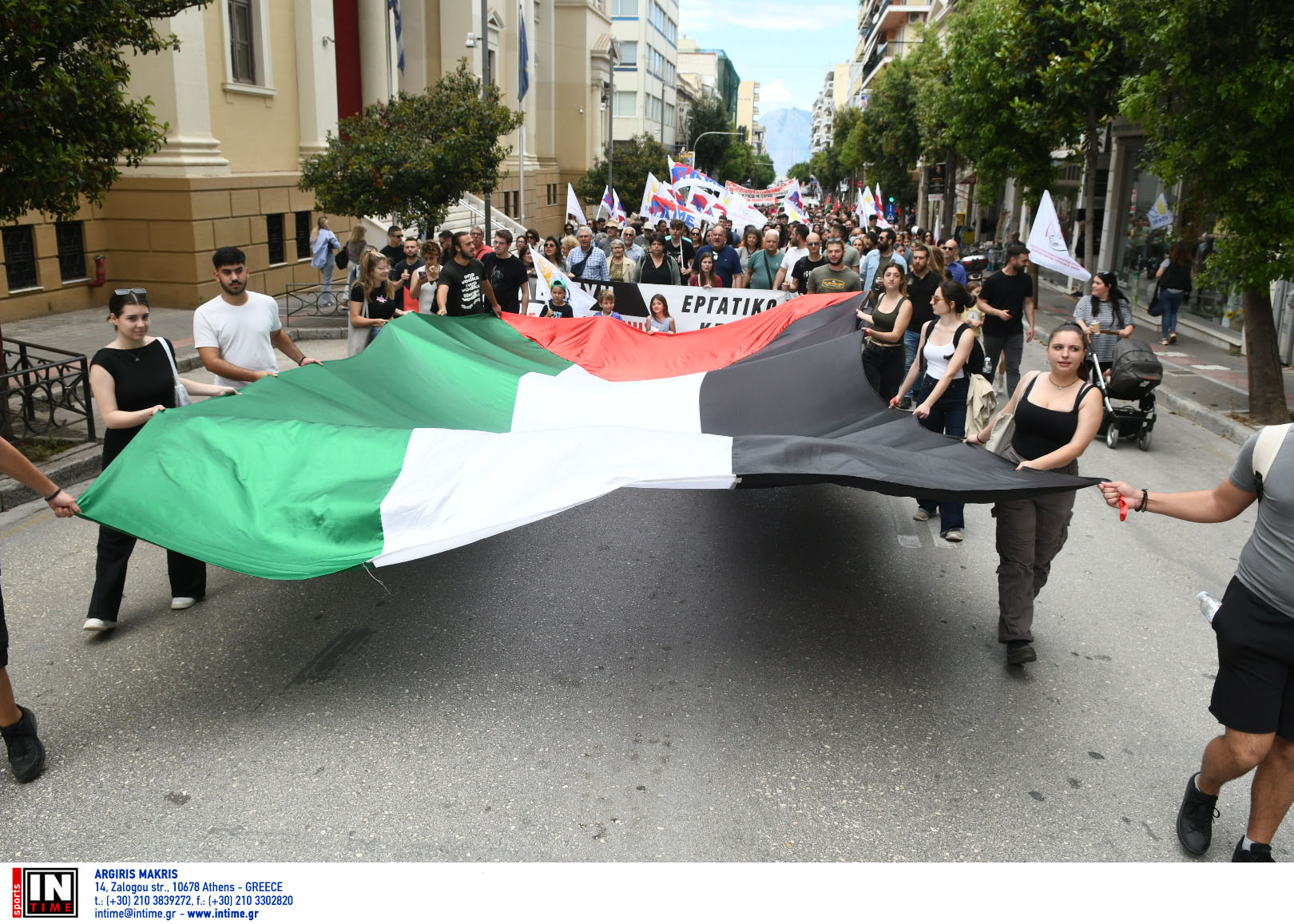 Πάτρα, πορεία, Παλαιστίνη