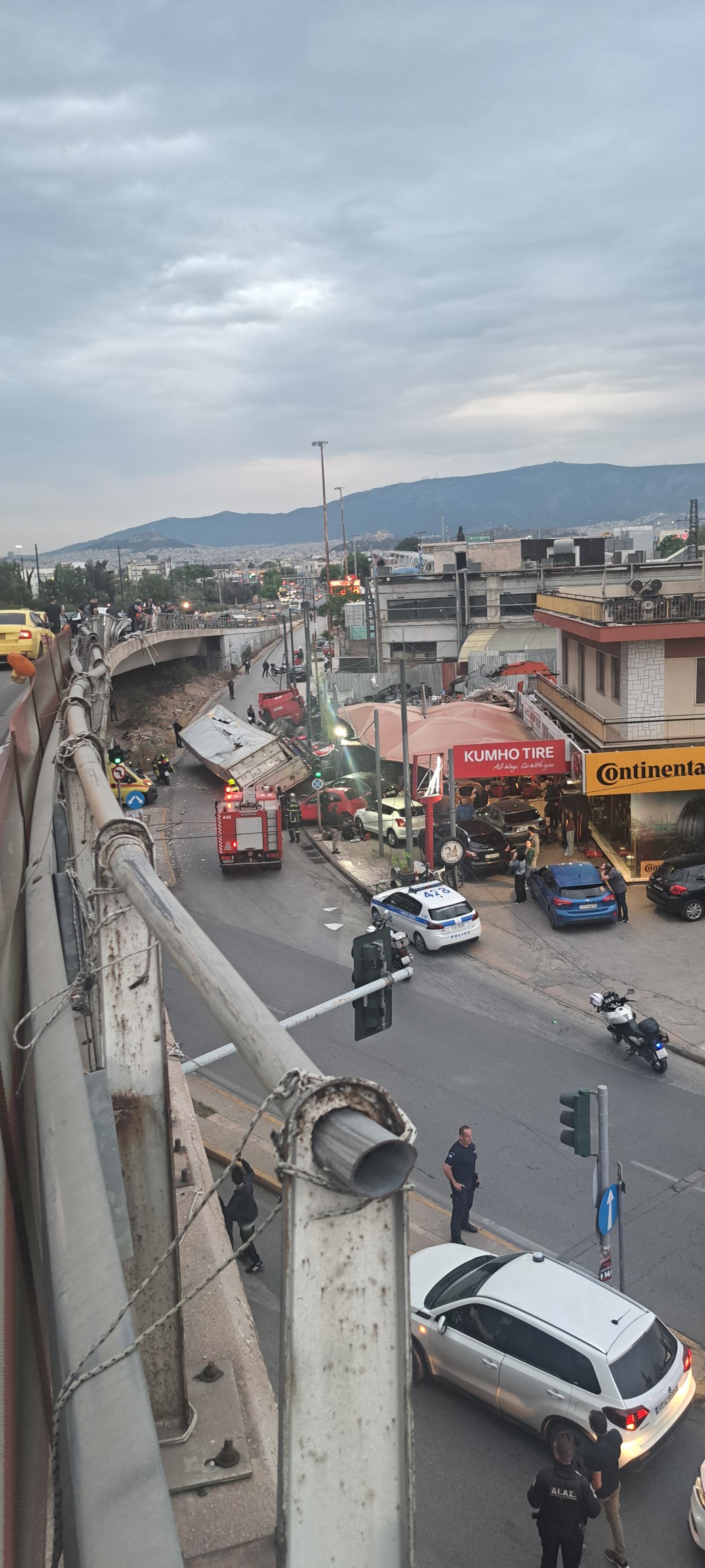 Τροχαίο, φορτηγό, Πέτρου Ράλλη