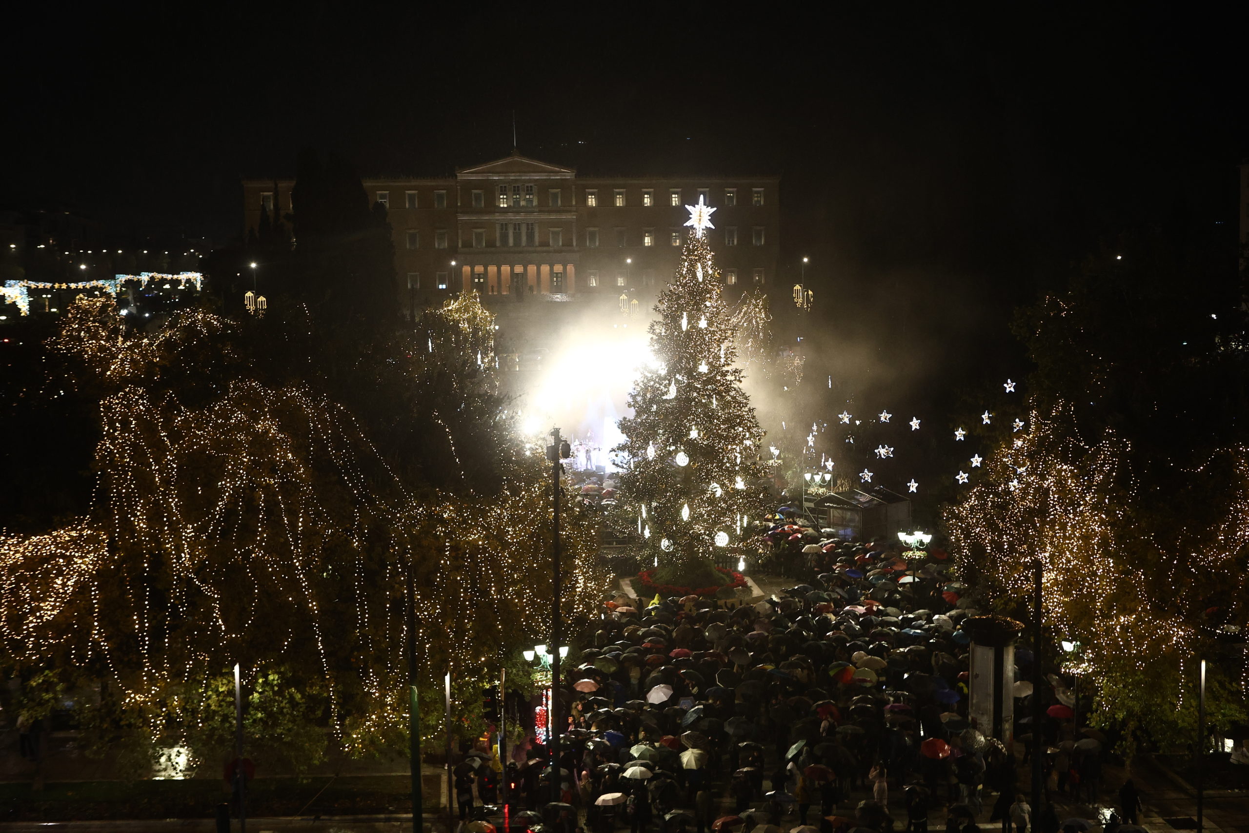 Σύνταγμα, Χριστουγεννιάτικο Δέντρο, Αθήνα,