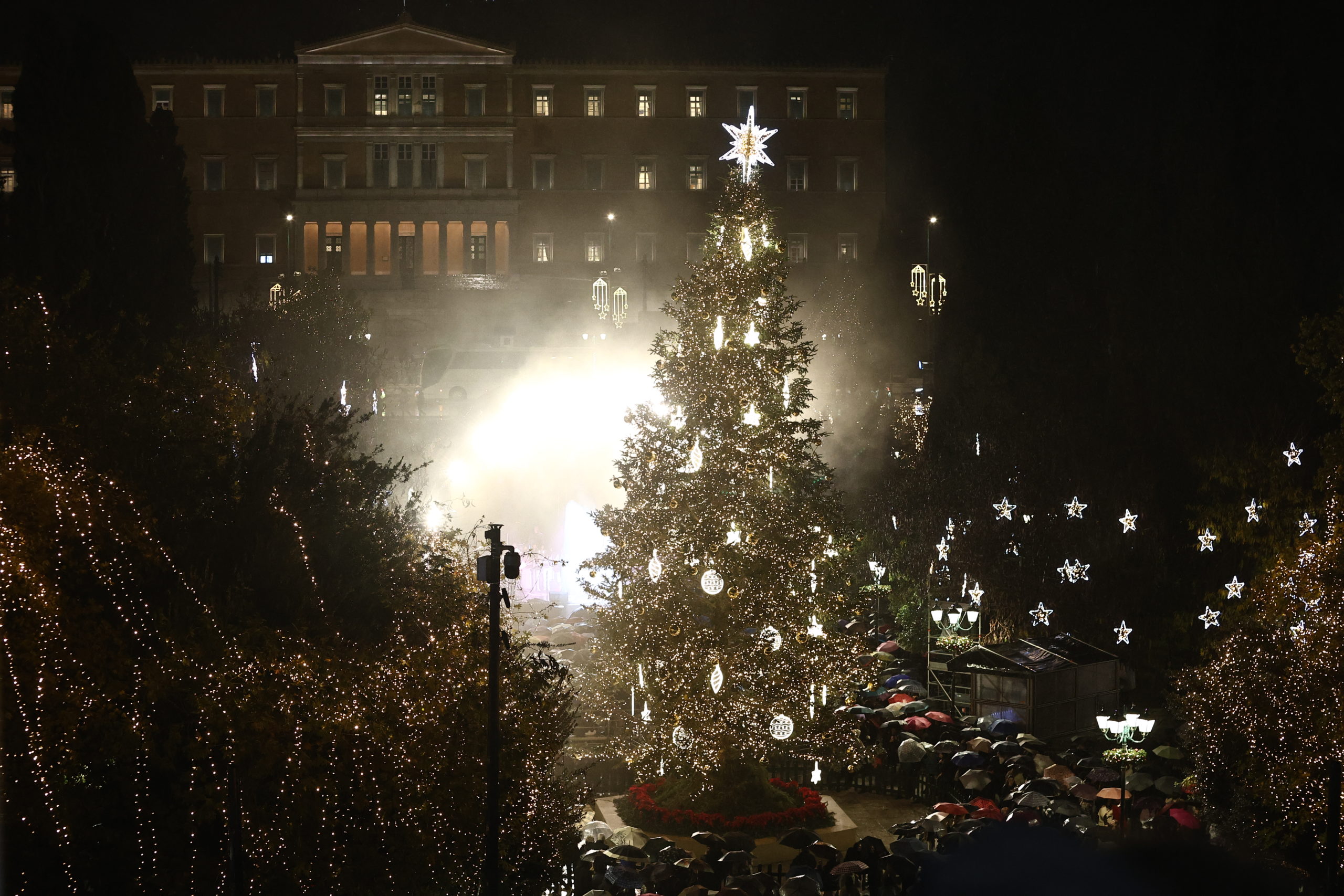 Σύνταγμα, Χριστουγεννιάτικο Δέντρο, Αθήνα,
