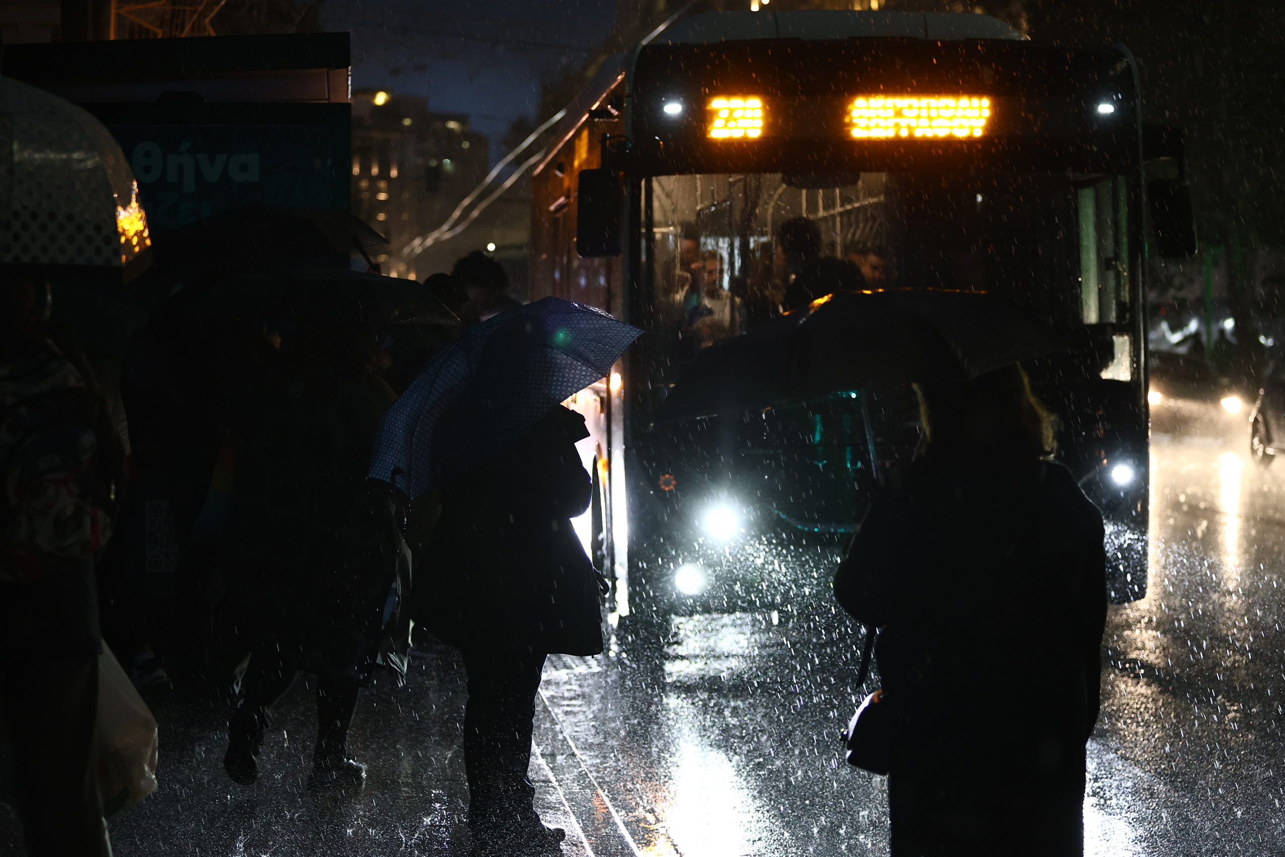 Κακοκαιρία, Byron, βροχές, Καταιγίδες, Κέντρο Αθήνας