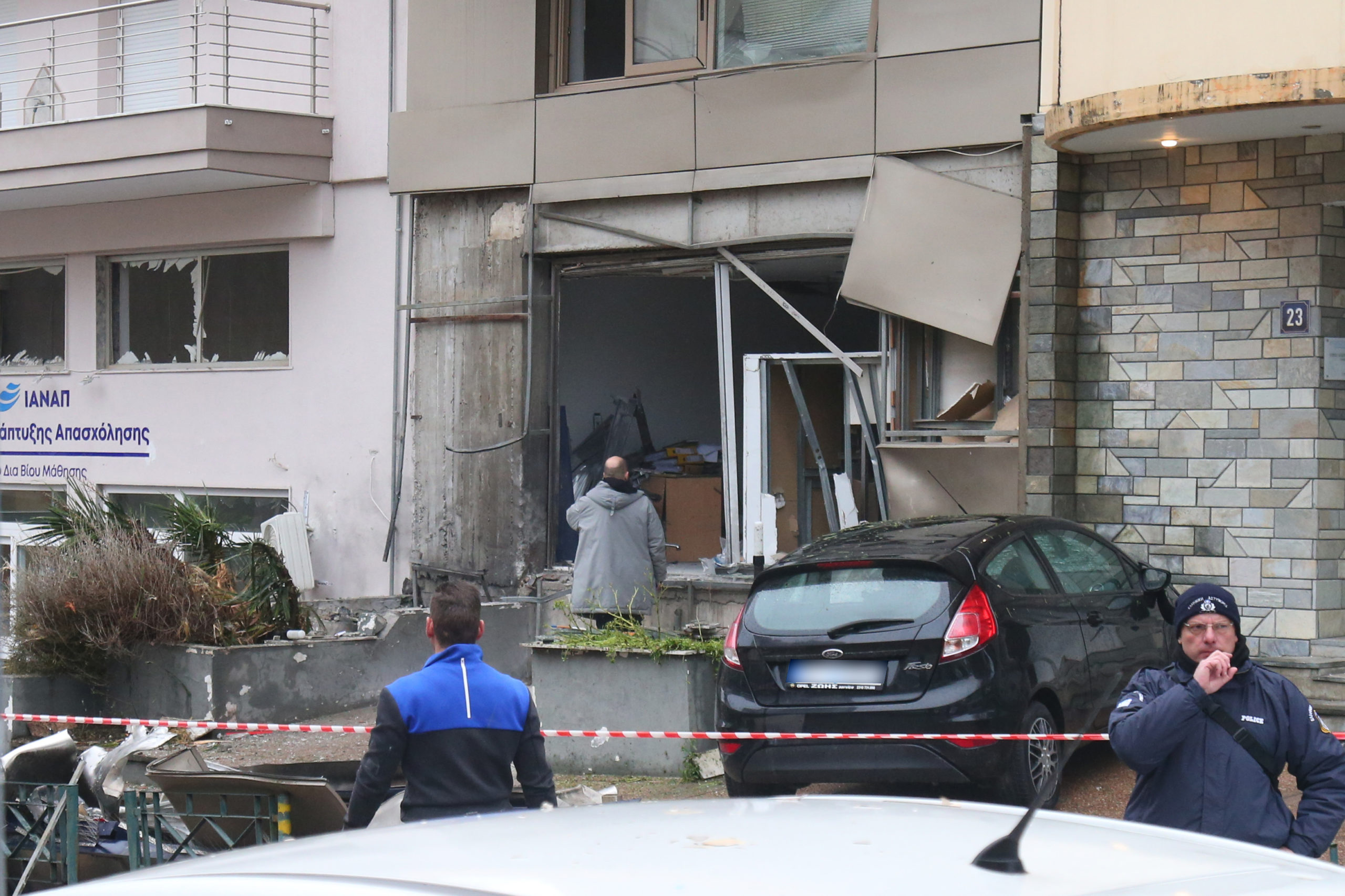 Θεσσαλονίκη, Εύοσμος, τράπεζα, έκρηξη