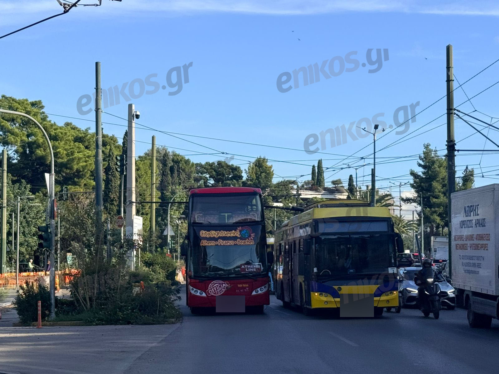 τρόλεϊ λεωφορείο