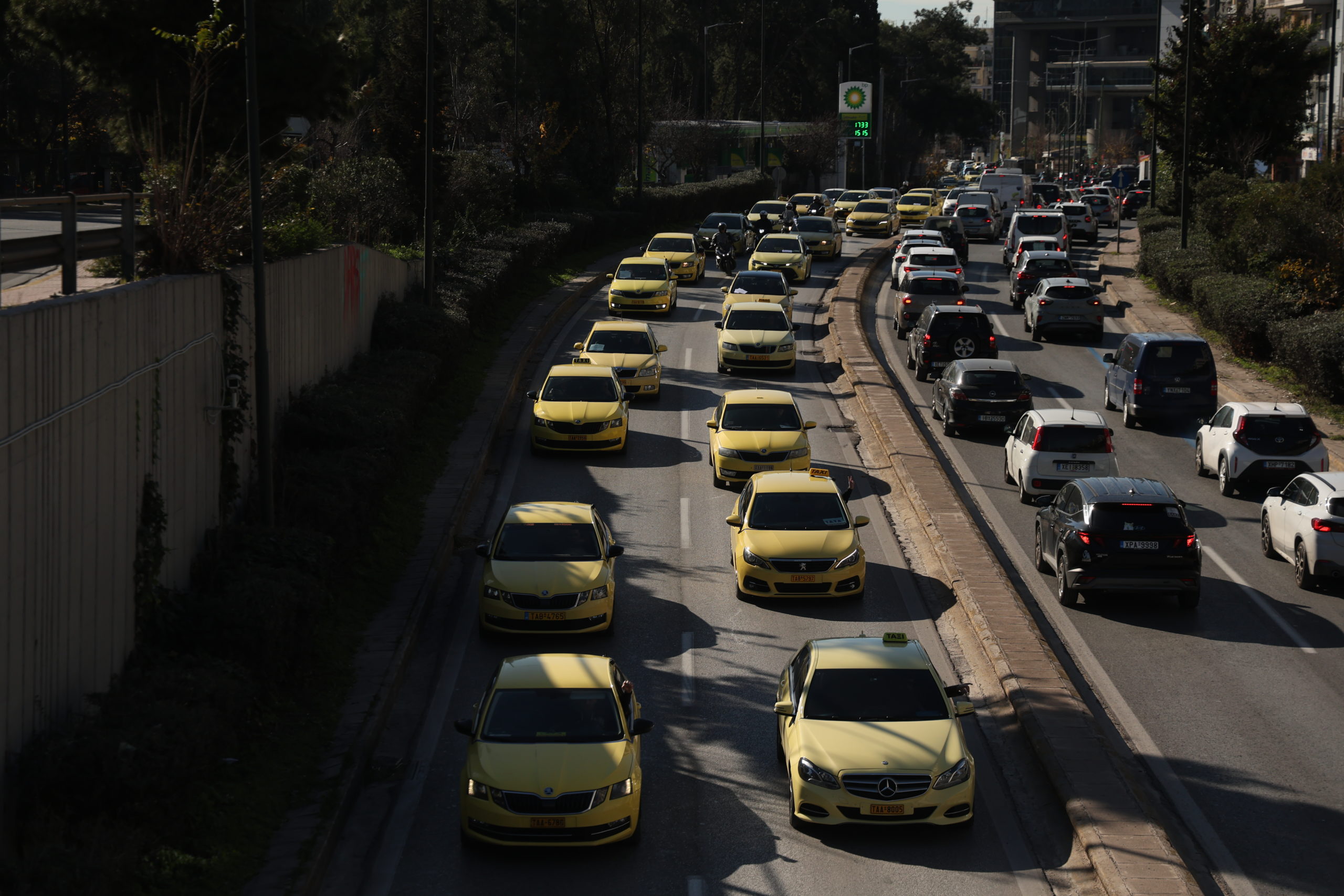 Ταξί, Απεργία