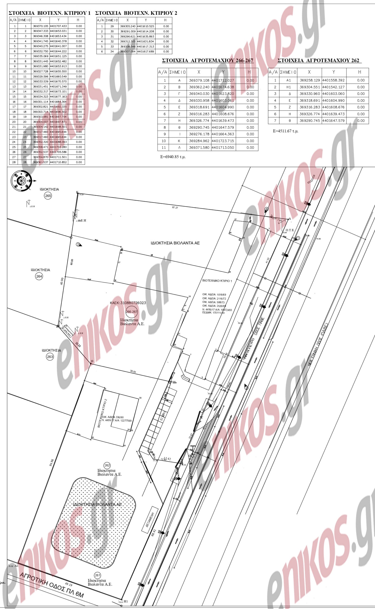 Βιολάντα, διάγραμμα