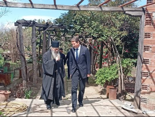 Παύλος Ντε Γκρες, Άγιον Όρος