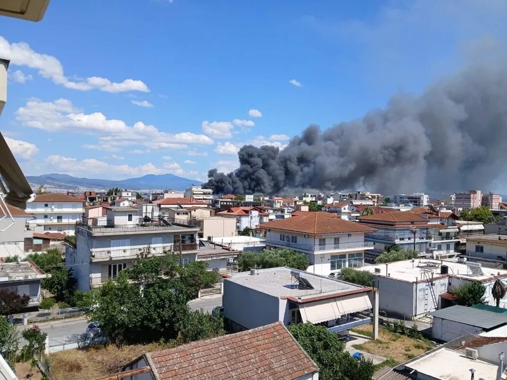 Φωτιά, Καλοχώρι Θεσσαλονίκης