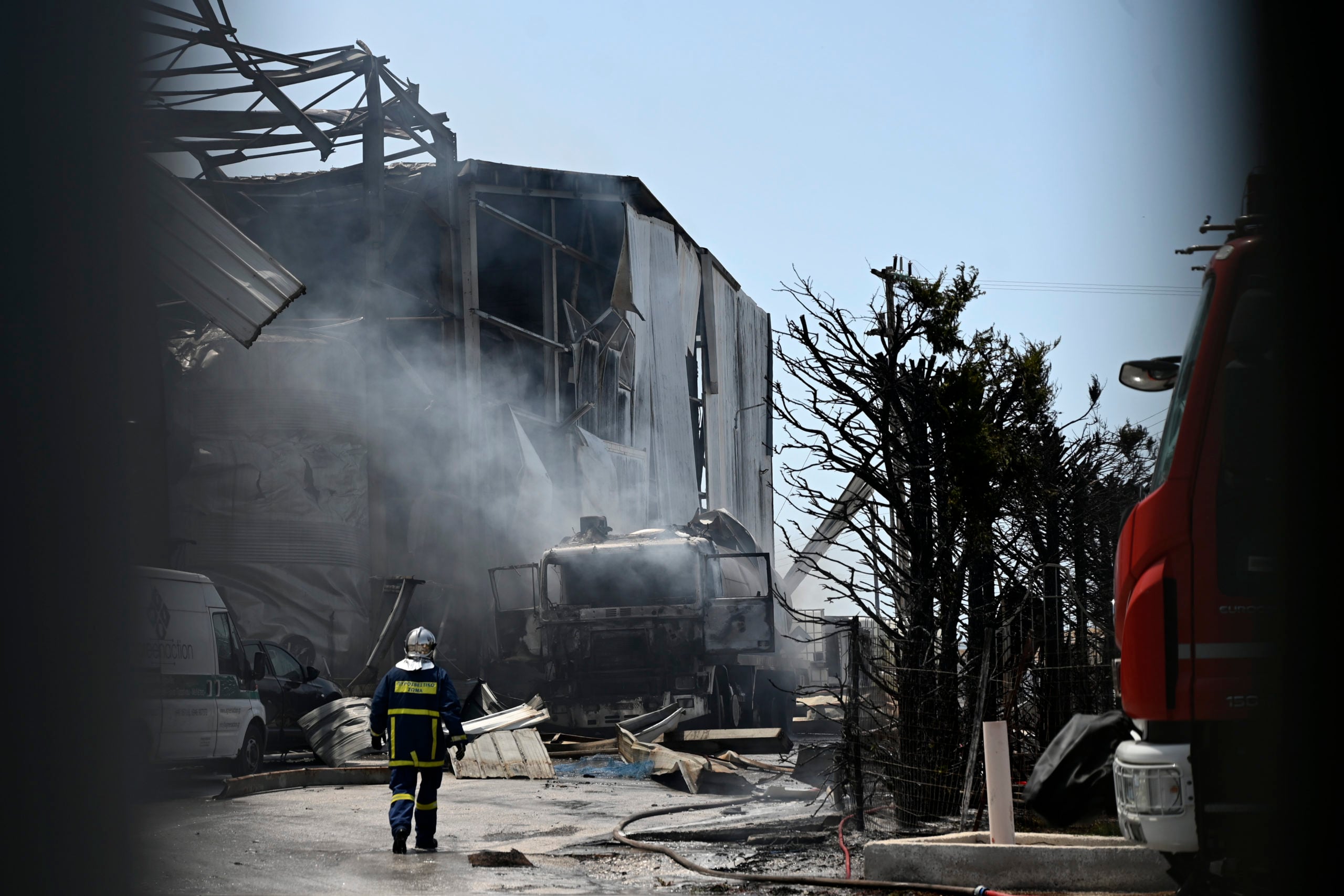 έκρηξη εργοστάσιο Κορινθία