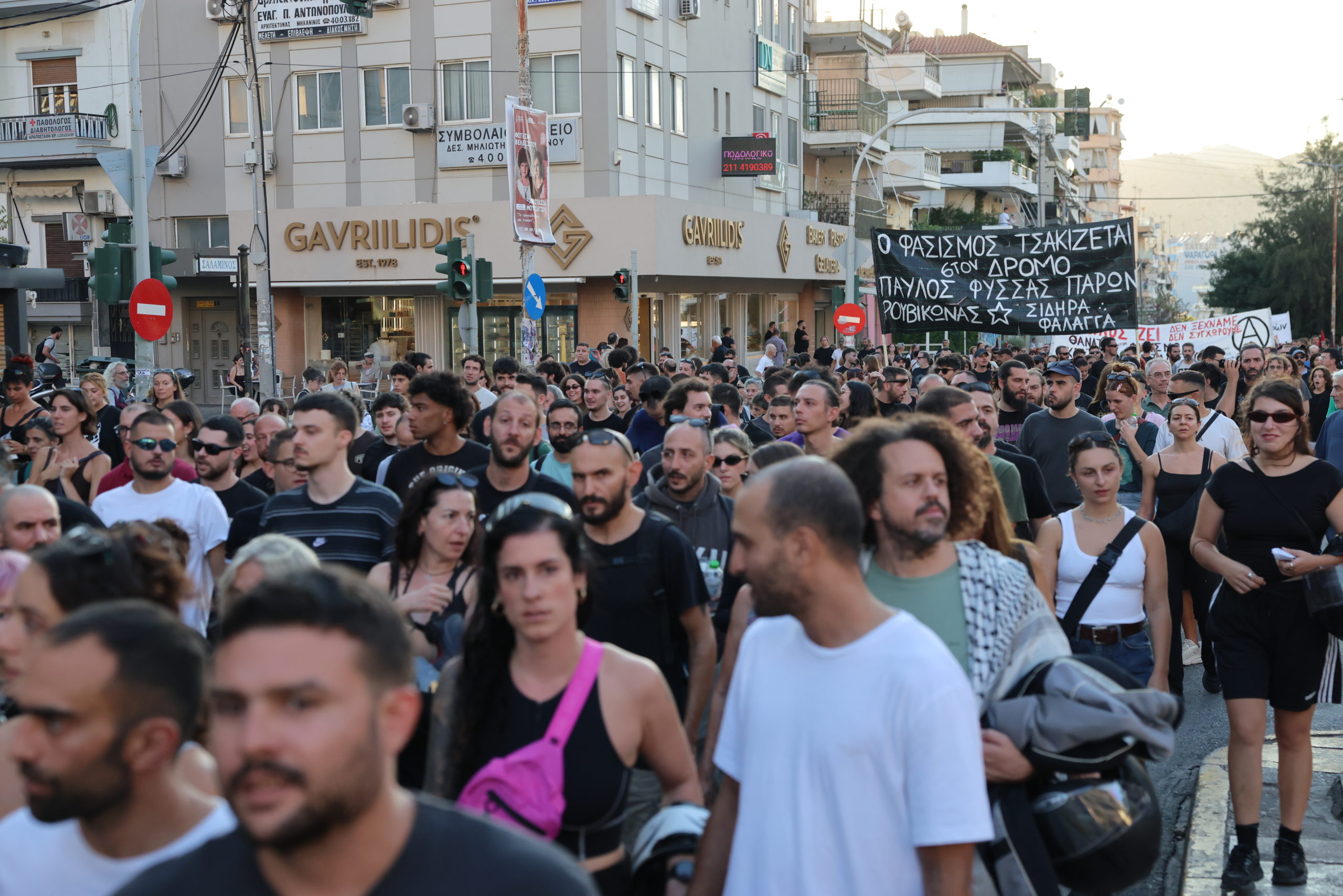 Πορεία για τα 13 χρόνια από την δολοφονία του Παύλου Φύσσα στο Κερατσίνι
